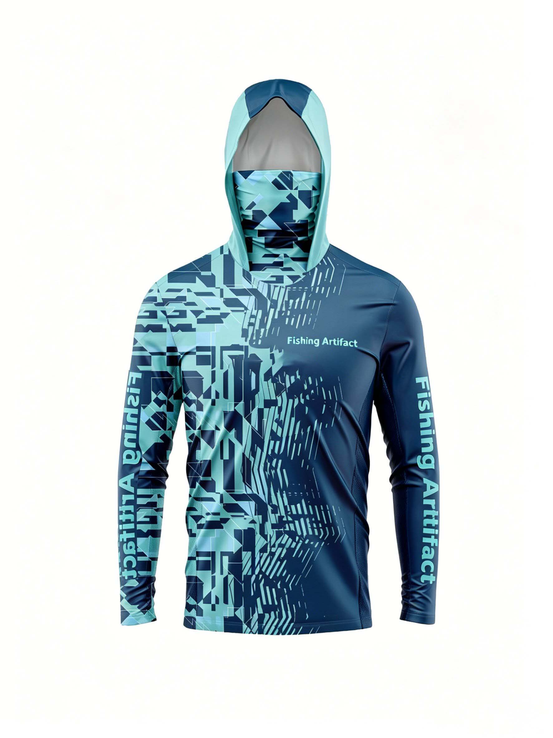 Fishing Hoodie - Męska letnia bluza z kapturem do