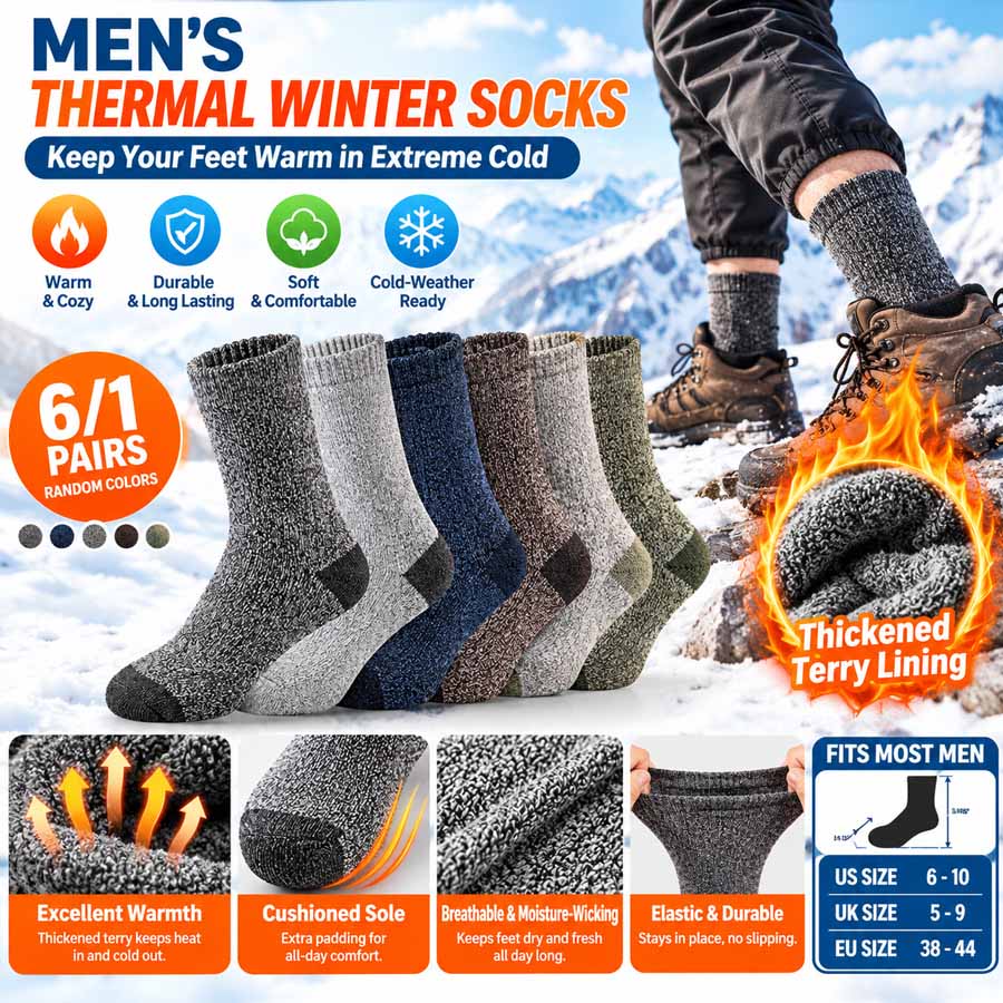 Fishing Socks - Skarpety zimowe do jazdy na rowerze,