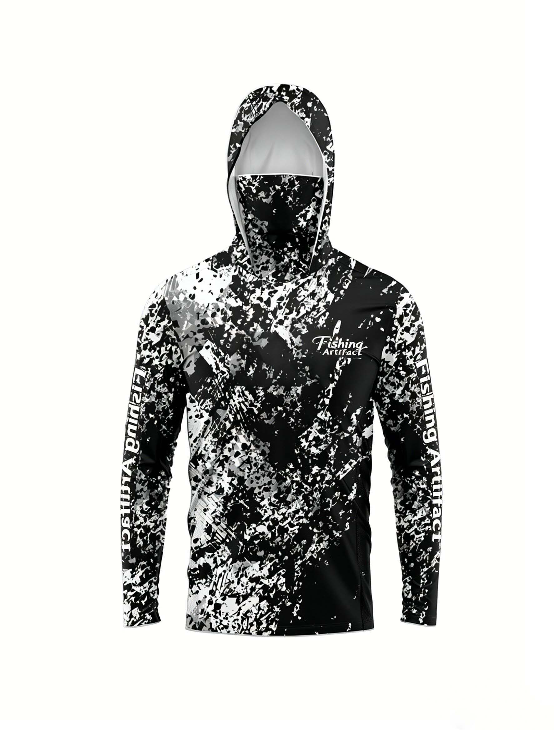 Fishing Hoodie - Męska letnia bluza wędkarska z nadrukiem