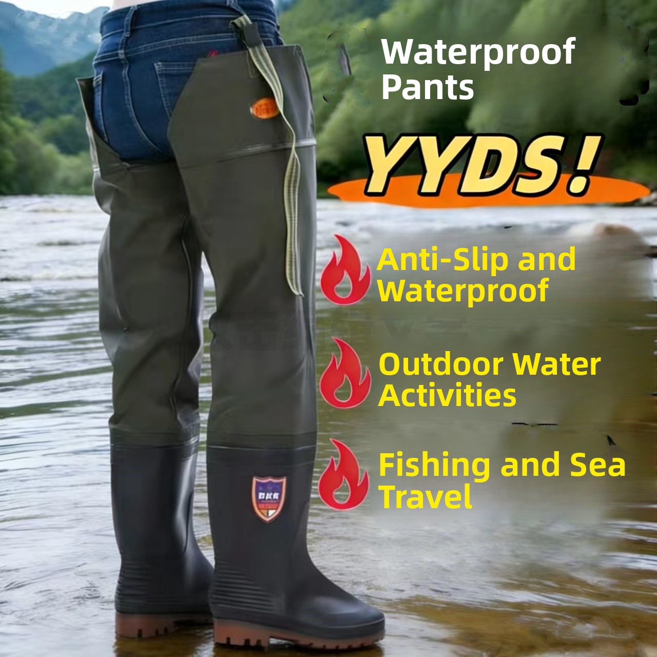 Grube kalosze za kolano męskie – Fishing Waders recenzja i cena
