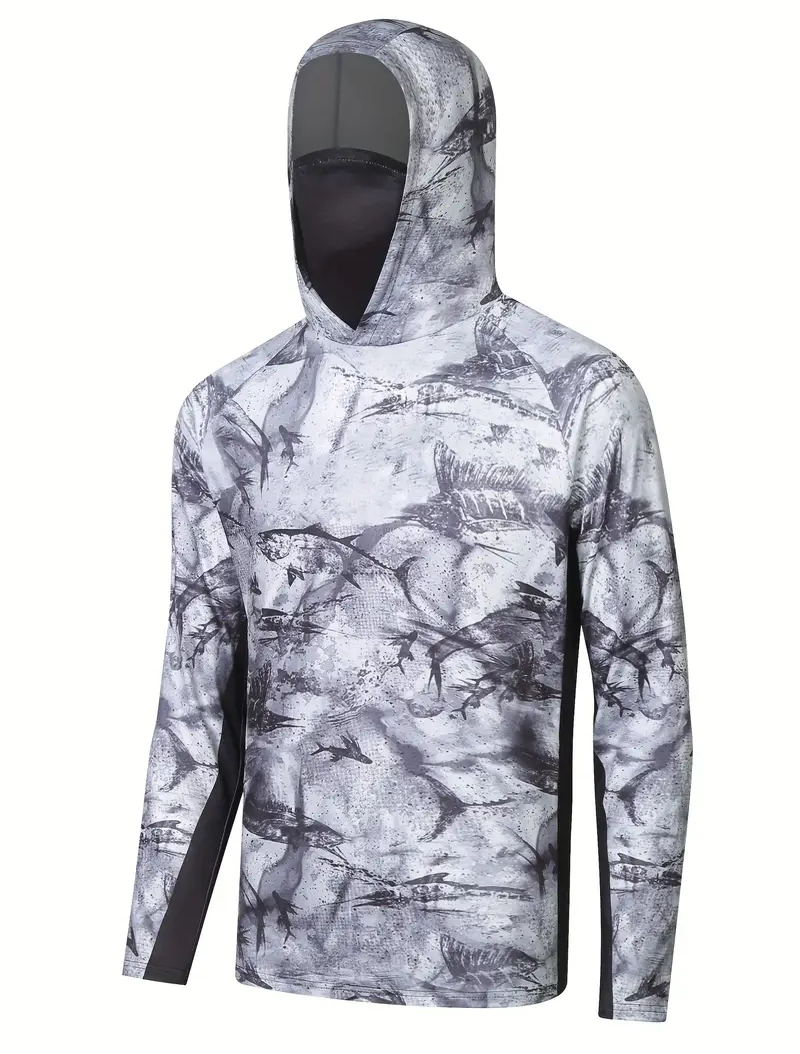 Męska maska ochronna UV na twa – Fishing Hoodie recenzja i cena